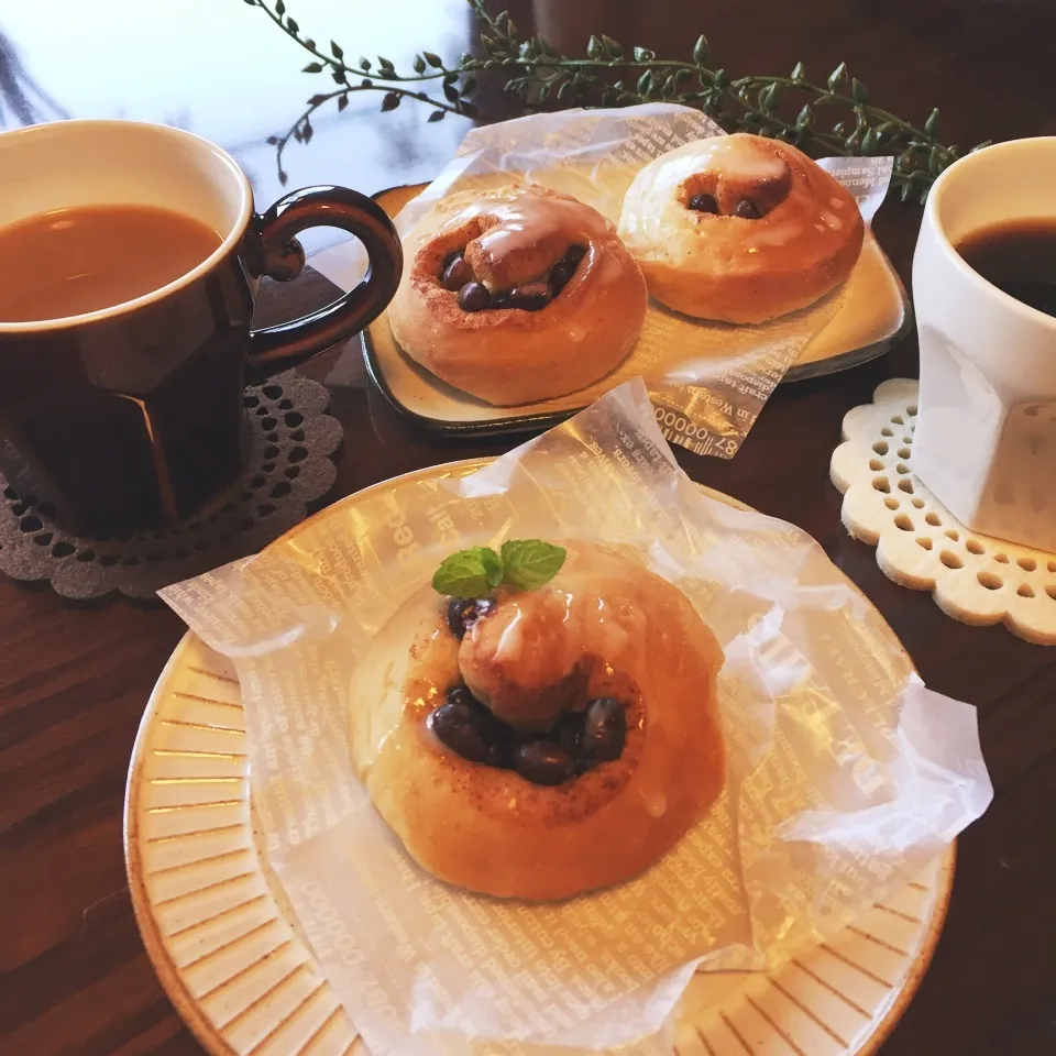 黒糖小豆のシナモンロール♪|ゆりこさん