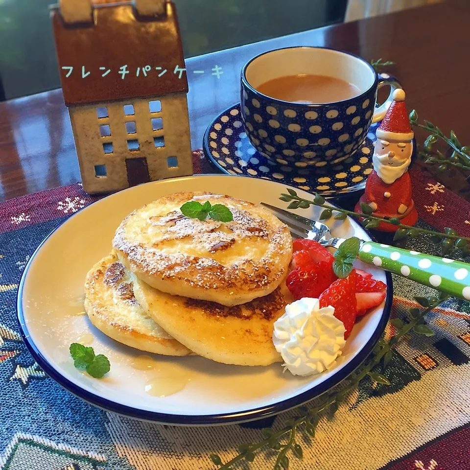 イングリッシュマフィンでフレンチパンケーキ|ゆりこさん