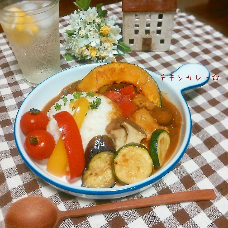 野菜たっぷりチキンカレー☆|ゆりこさん