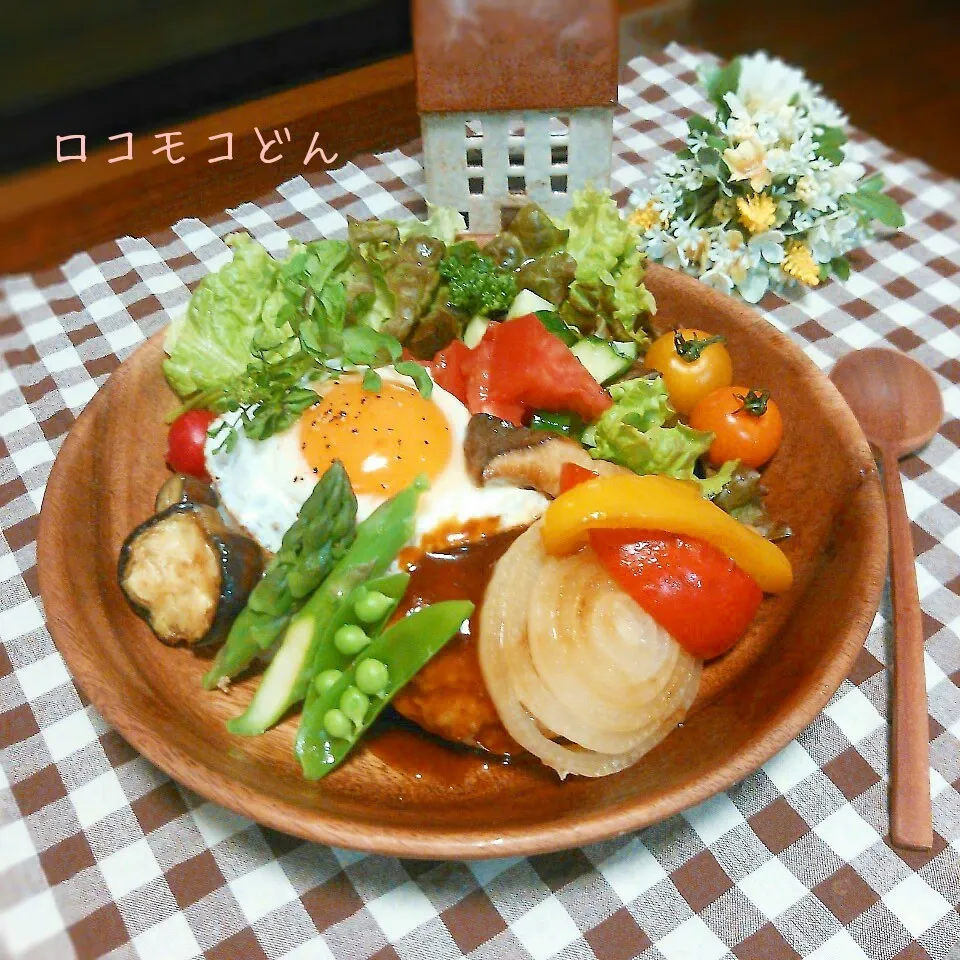 野菜たっぷりロコモコ丼☆|ゆりこさん