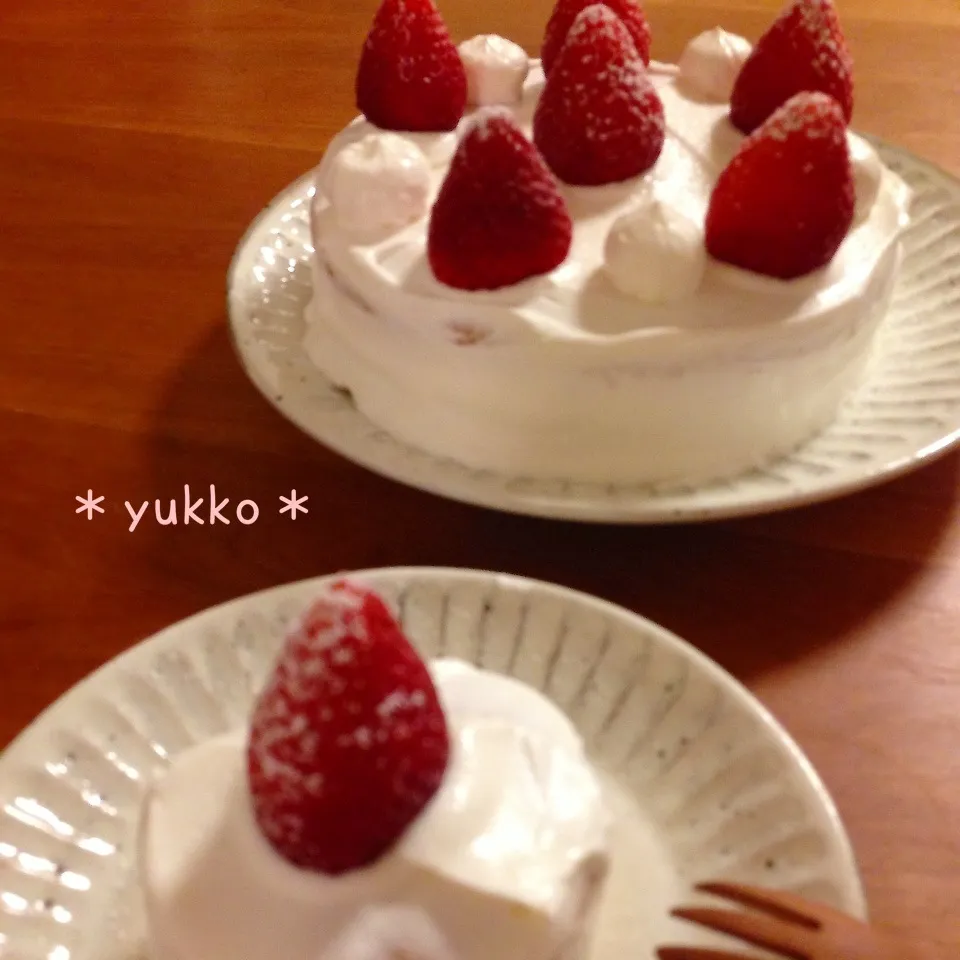 いちごのショートケーキ♡|yukkoさん