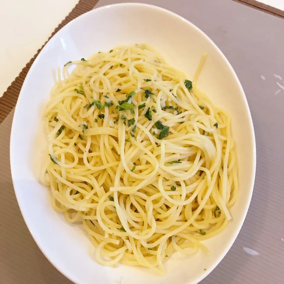 大葉と昆布茶のパスタ🍝|☆Kinuyo☆さん