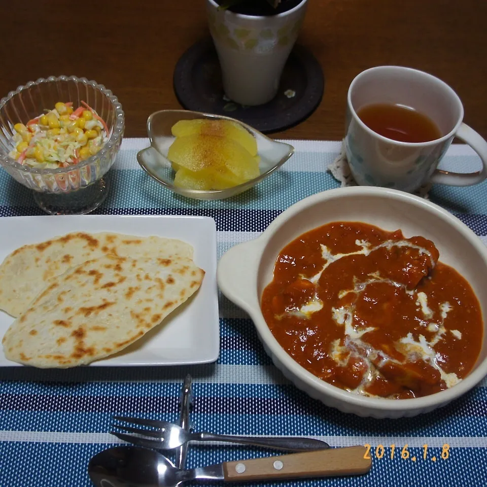 Snapdishの料理写真:バターチキンカレー＆コールスロー|chapkanonさん