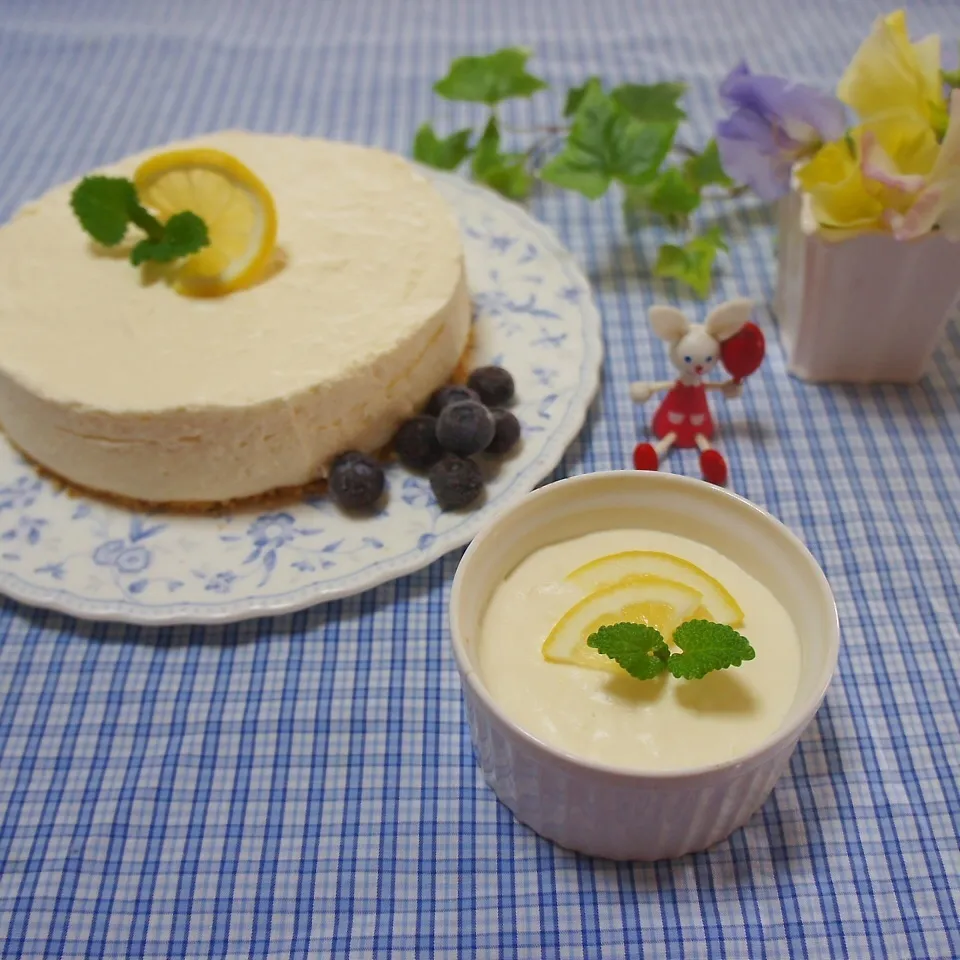 我が家定番のレアチーズケーキ…週末のお菓子♪|chapkanonさん