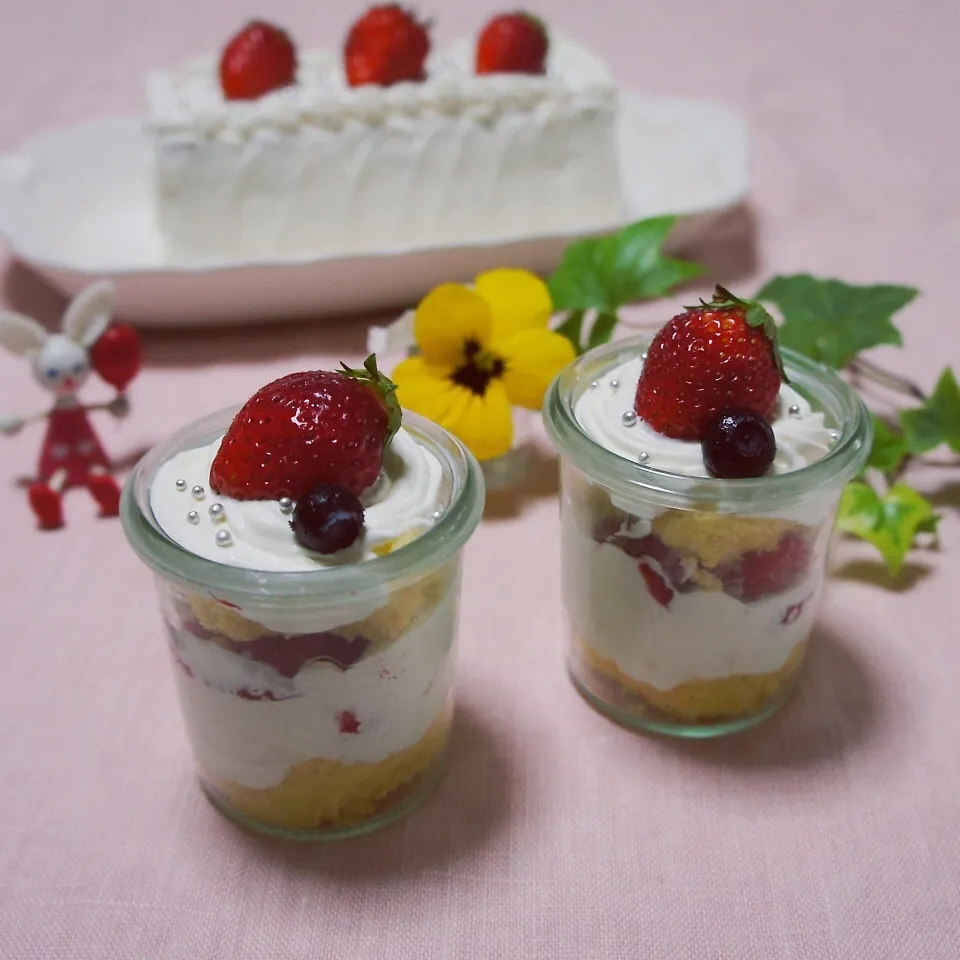 Jar Cake…余ったスポンジで♪|chapkanonさん