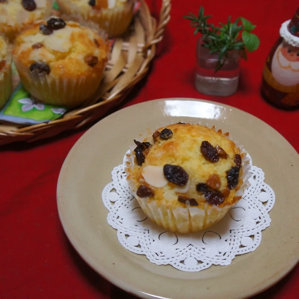 クラムをのせたりんごのマフィン…週末のお菓子♪|chapkanonさん