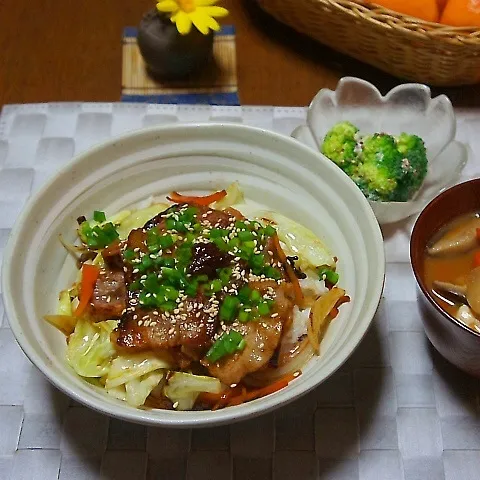 我が家の豚丼…家にあるものだけで♪|chapkanonさん