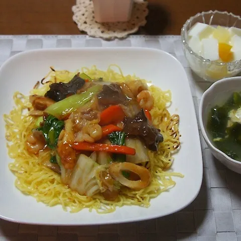 あんかけ焼きそば…美味しくなってきた白菜を使って♪|chapkanonさん