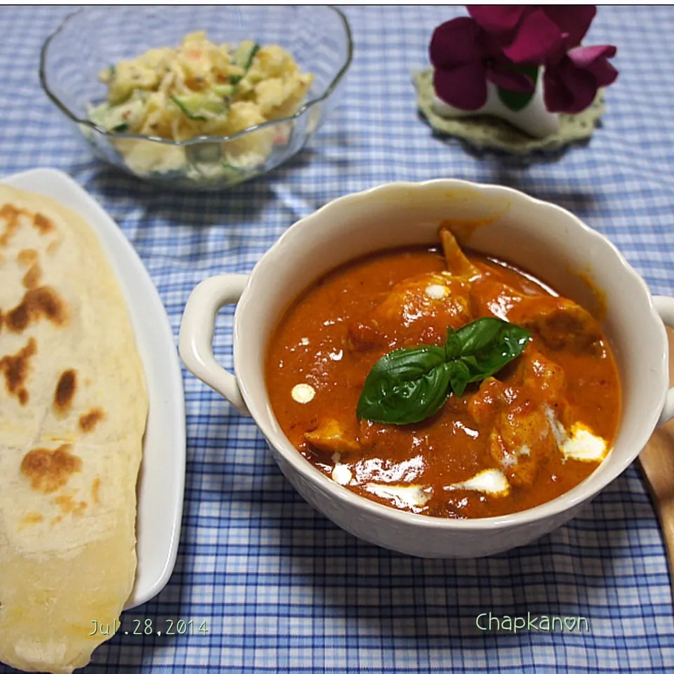 夏向き「バターチキンカレー」…「男子ごはん」より|chapkanonさん