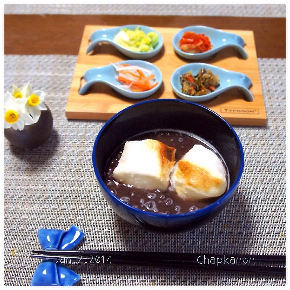 ♡サザエボンさんの炊飯器つぶあんで作ったおしるこ|chapkanonさん