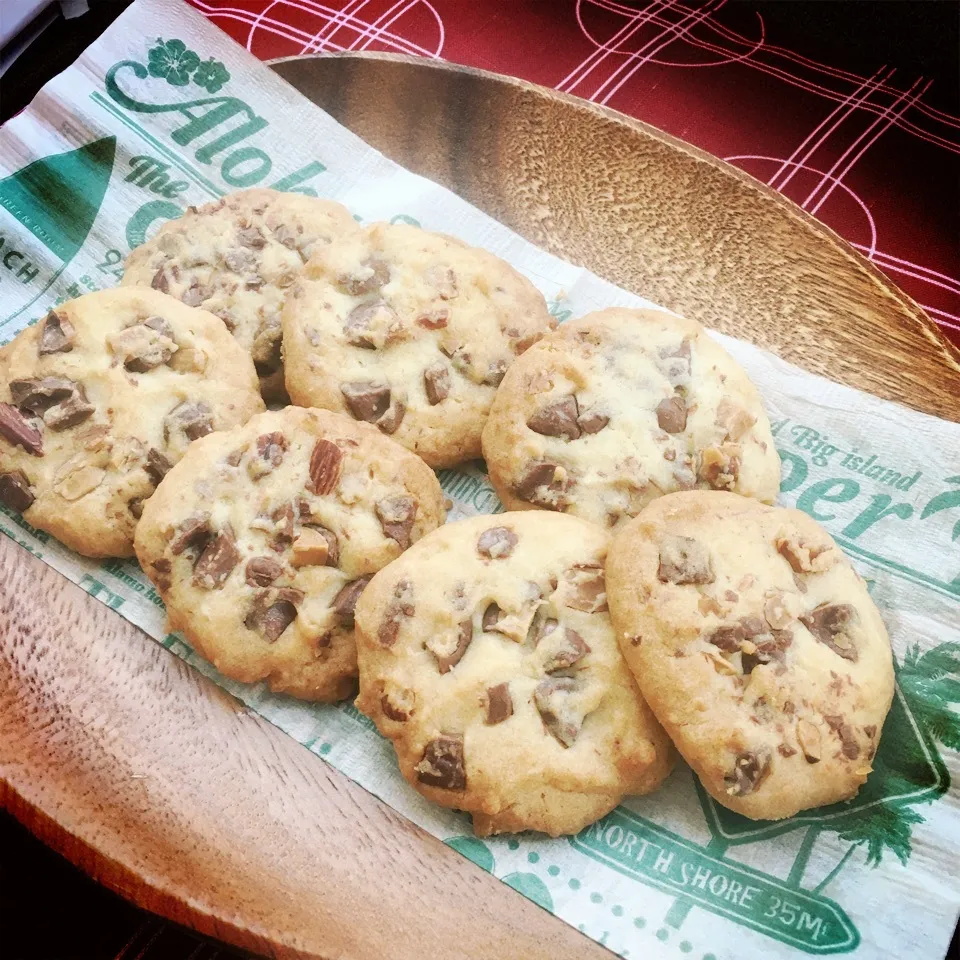 サックサクのクッキー🍪チョコ&アーモンドバージョン❣️|みぃさん