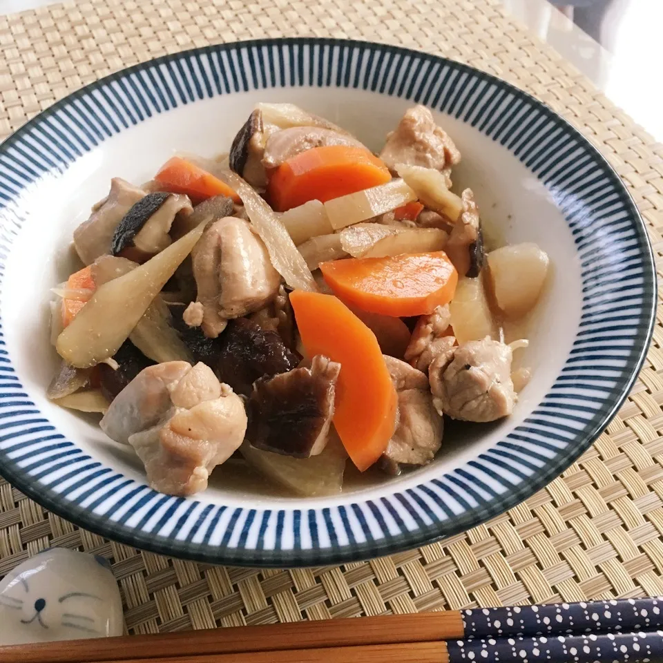 鶏肉と根菜の煮込み|みぃさん