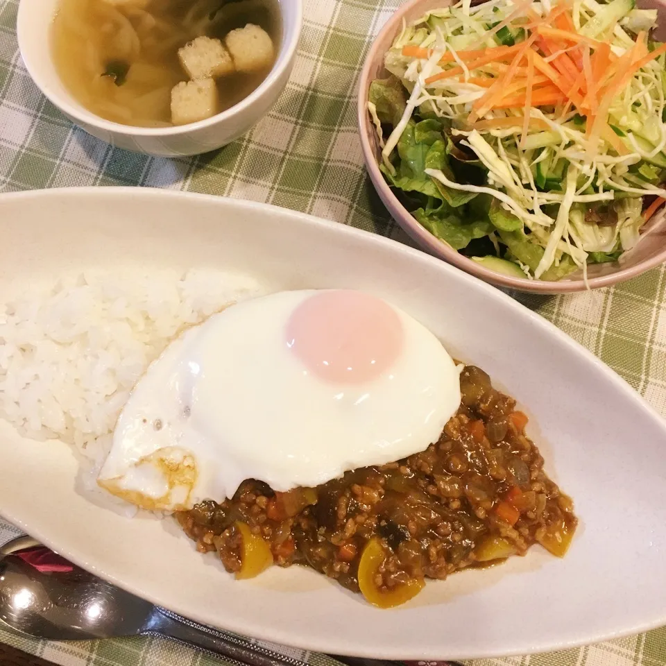 エッグキーマカレー (*^_^*)|みぃさん