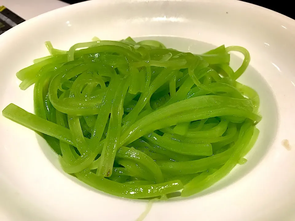 Sautéed shredded lettuce shoots|Sky Blueさん