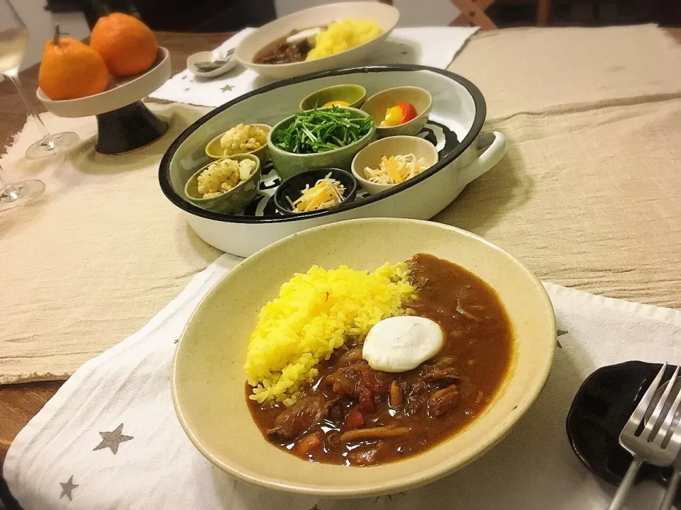 木曜日の晩ごはん #カレー|ちびワビさん