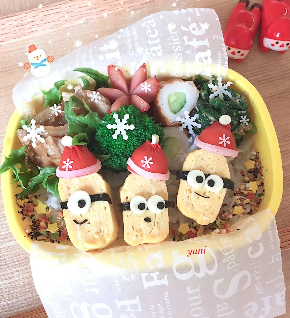 ミニオンのクリスマス🎄弁当|🌸yuni🌸さん