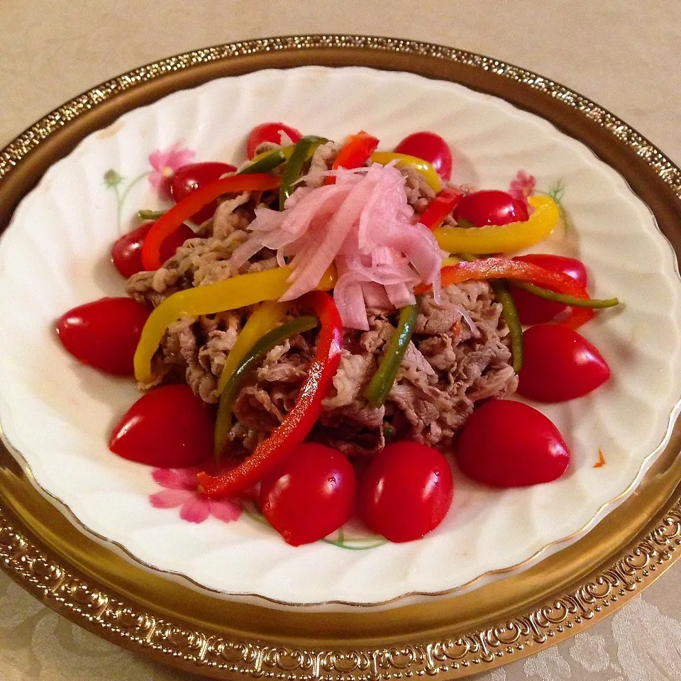 ♪牛しゃぶサラダ♪|henryさん