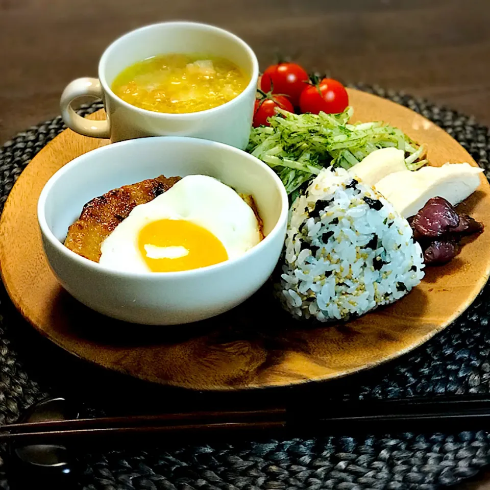 目玉焼きハンバーグプレート|恭子さん