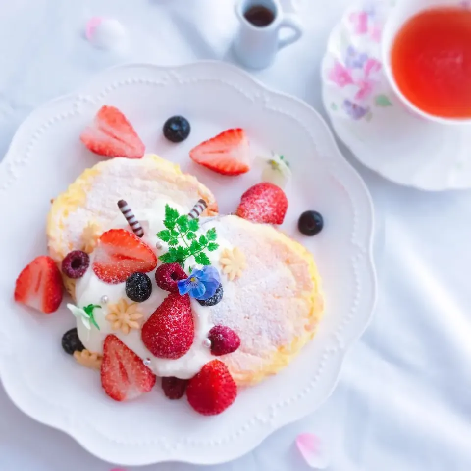 スフレパンケーキ🥞|まつもとなおこさん