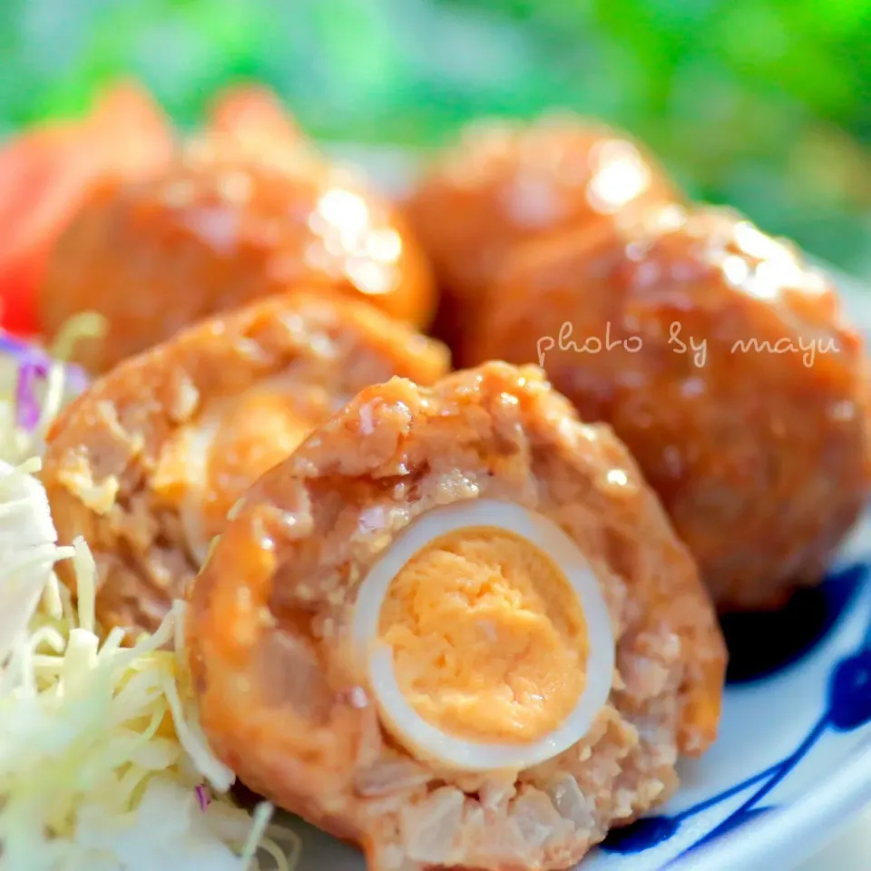 うずら卵入り！あんかけ肉団子|まゆさん