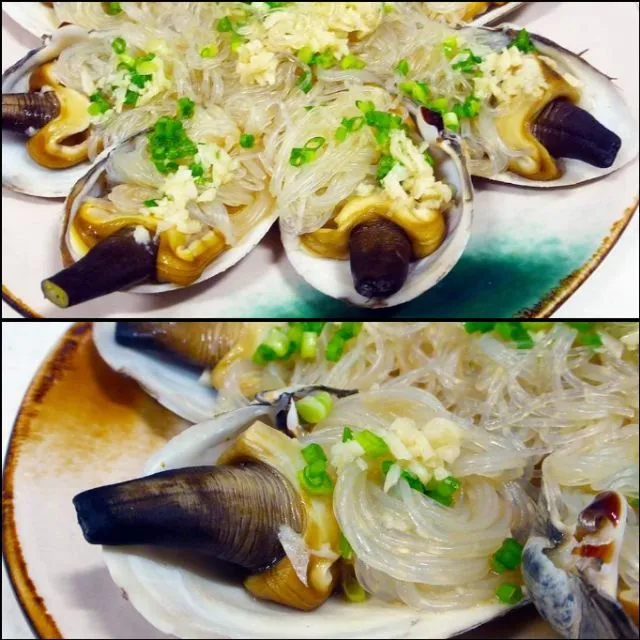 steamed soft shell clams|steven z.y.さん