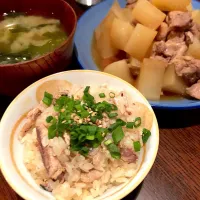 Snapdishの料理写真:シェフが教える誰でも炊ける簡単さんまご飯 by しるびー１９７８|Sakiさん