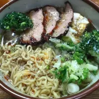 Snapdishの料理写真:#マルちゃん正麺 🍜、醤油味❗️ ( ⸝⸝⸝°_°⸝⸝⸝ )✨