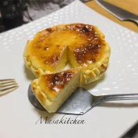 Baked cheese cake for dessert|Masakiさん