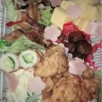 お手軽春のピクニック弁当|ふわさん