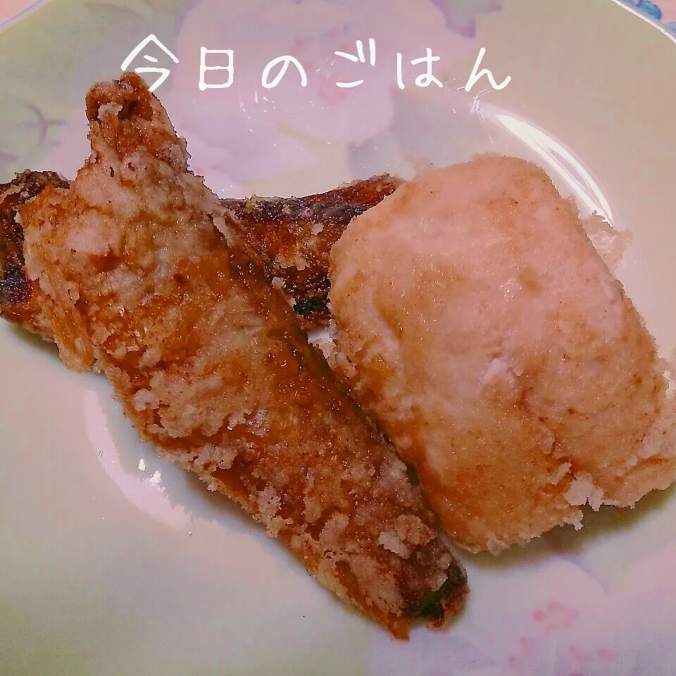 鰰と鮭の白子の唐揚げ|湖春さん