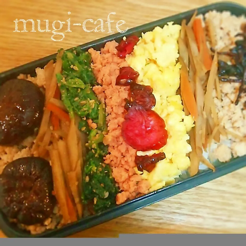 ご飯のお供弁当|mughi-cafeさん