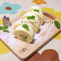 Snapdishの料理写真:＊フルーツロールケーキ＊|ひだまりさん