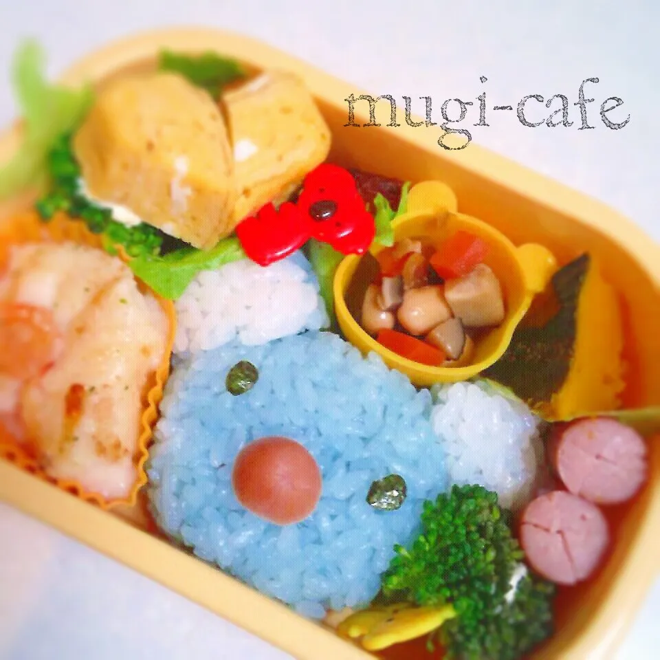 Snapdishの料理写真:幼稚園お弁当♪ペネロペ|mughi-cafeさん