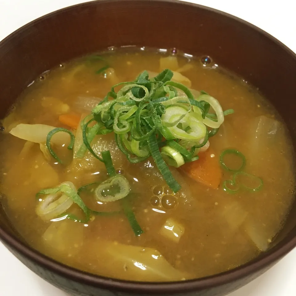 味噌が隠し味！野菜たっぷりスープカレー|まちゃこさん