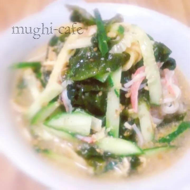 リメイク♪そうめん薬味を酢の物に|mughi-cafeさん