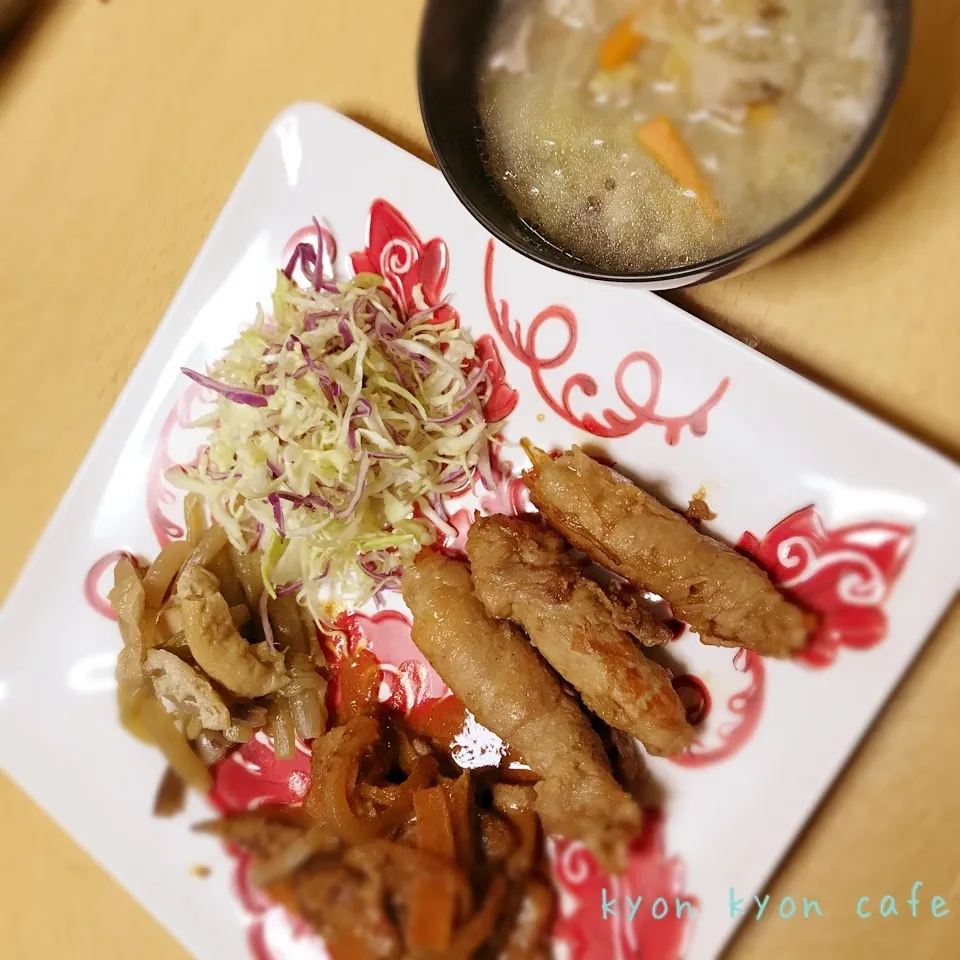 Snapdishの料理写真:今日の晩ご飯|きょんきょんさん