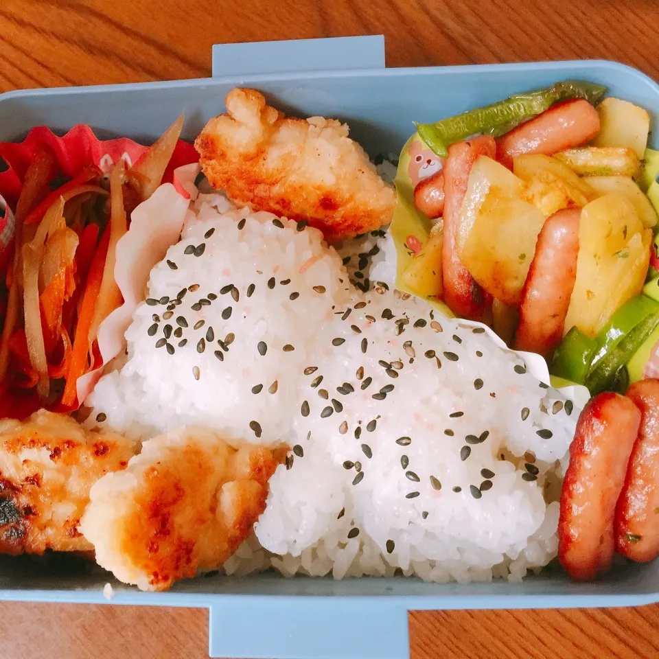 Snapdishの料理写真:高校娘の弁当♡|まるおさん