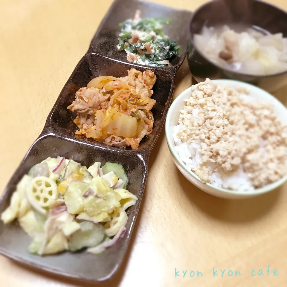 Snapdishの料理写真:今日の晩御飯|きょんきょんさん