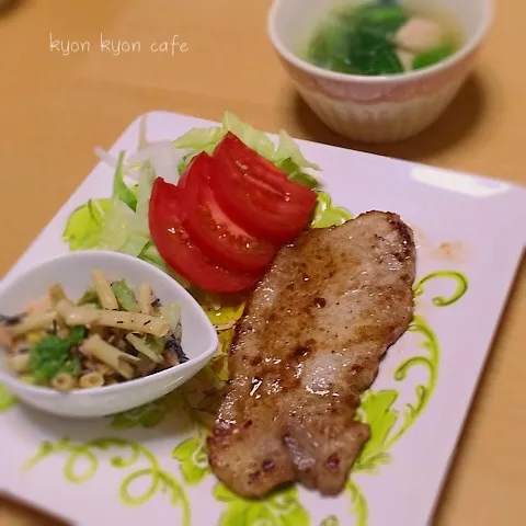 今日の晩御飯|きょんきょんさん