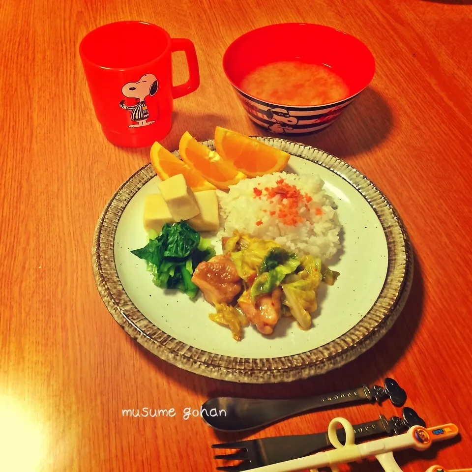 6歳娘 夜ご飯|mayuさん