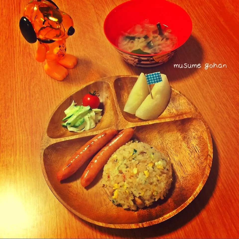 Snapdishの料理写真:5歳娘 昼ご飯|mayuさん