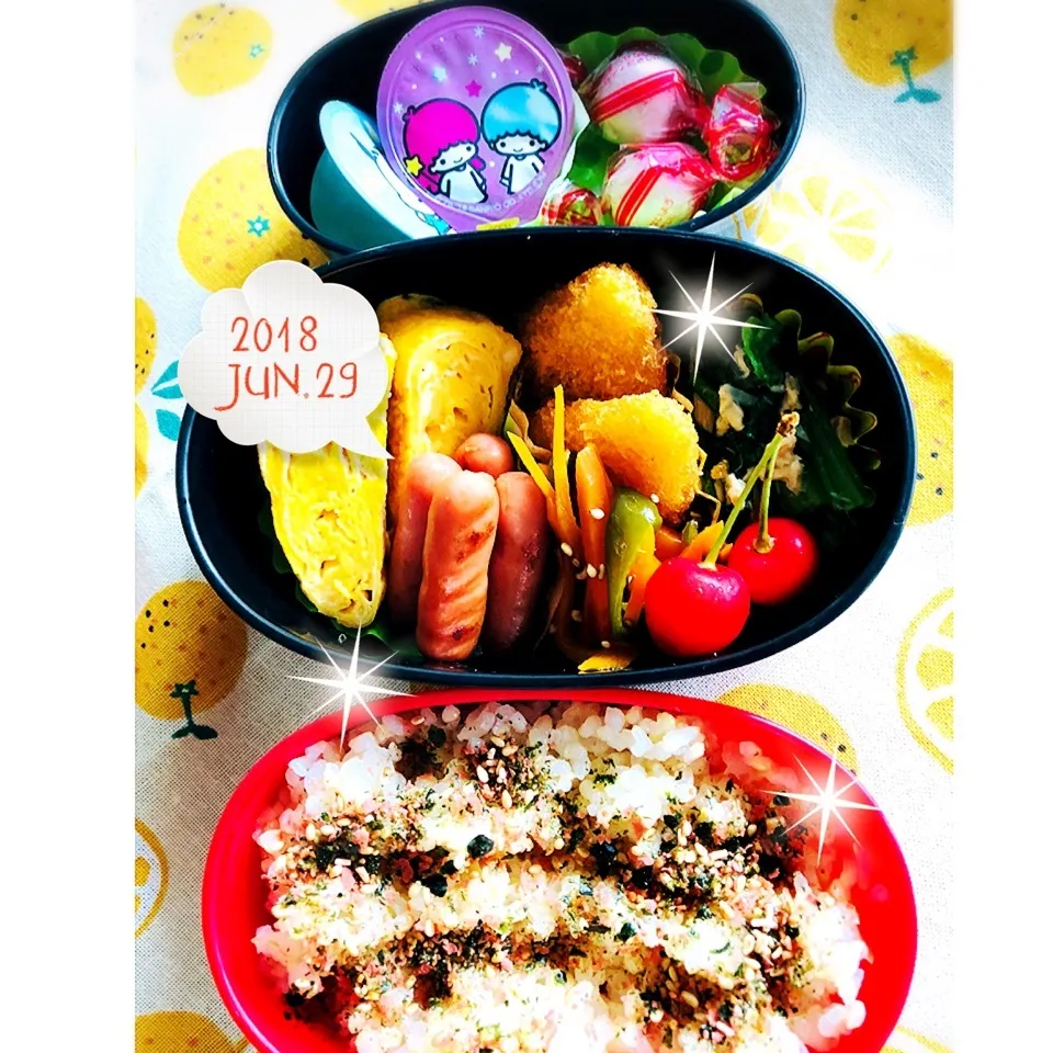 Snapdishの料理写真:JKお弁当55日目|harutomomamaさん