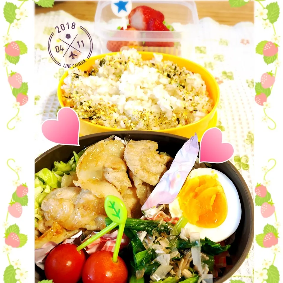 JKお弁当2日目|harutomomamaさん