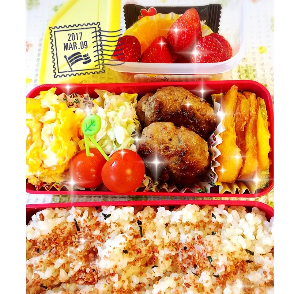 和風ハンバーグJC弁当|harutomomamaさん