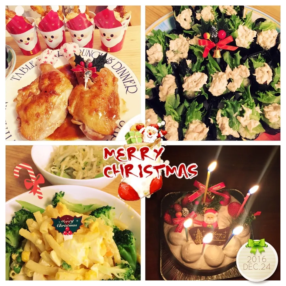 Snapdishの料理写真:2016クリスマスイブパーティー♡|harutomomamaさん