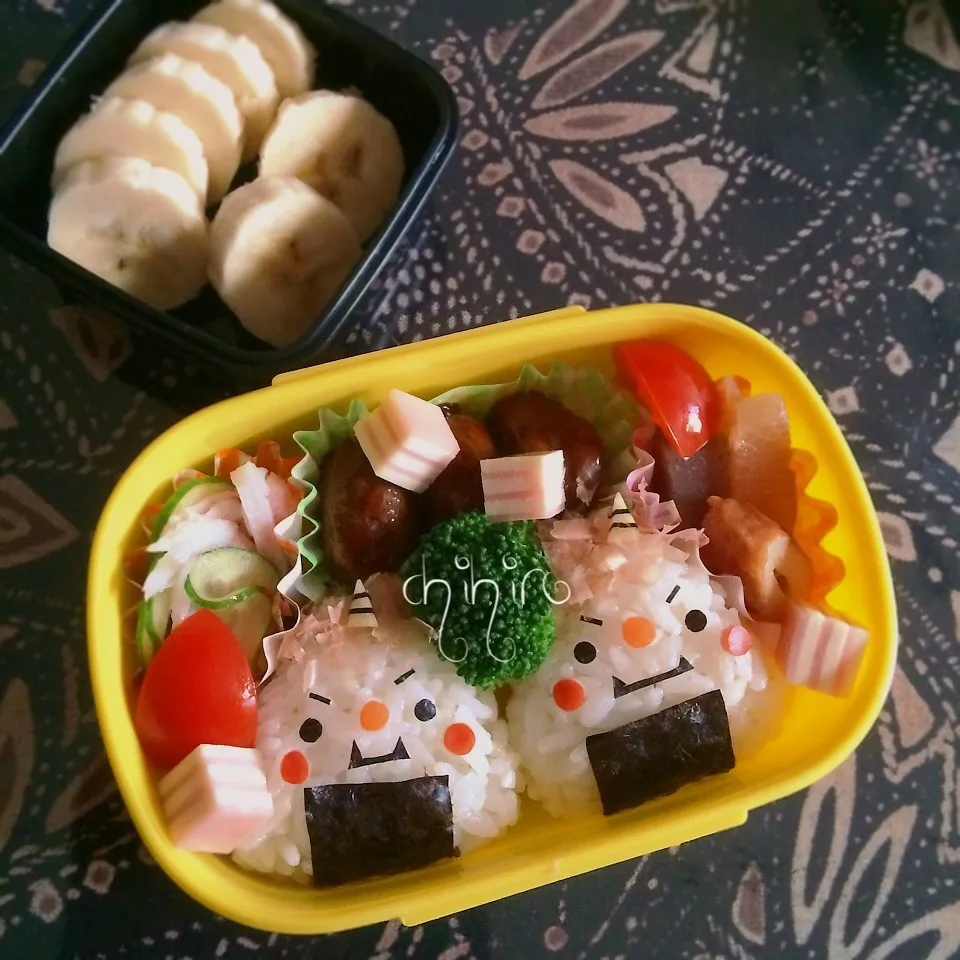 Snapdishの料理写真:節分☆オニぎり弁当♡|ちぃさん