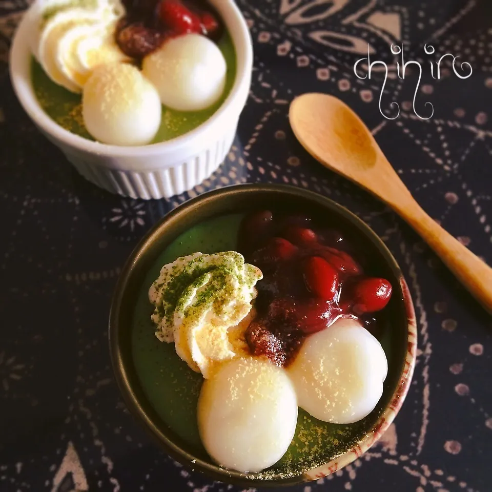 のりPさんの抹茶プリン♡|ちぃさん
