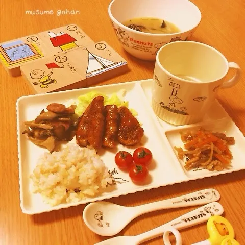 Snapdishの料理写真:4歳娘 夜ご飯|mayuさん