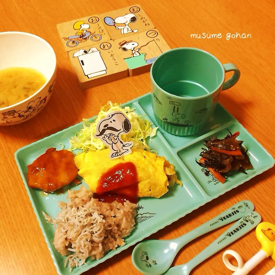 Snapdishの料理写真:4歳娘 夜ご飯|mayuさん