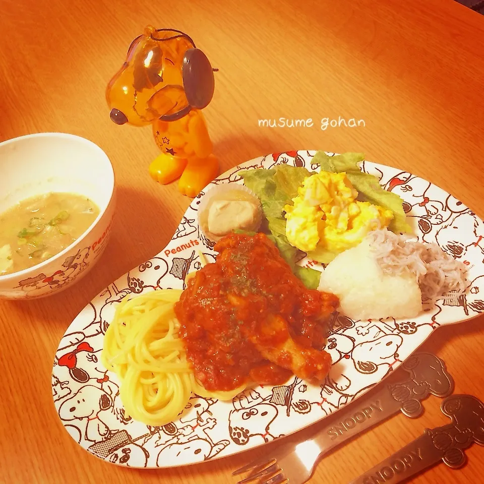 Snapdishの料理写真:4歳娘 夜ご飯|mayuさん